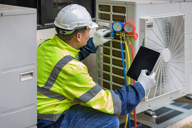 Professional Ductwork Repair technician working in Sound Beach, NY